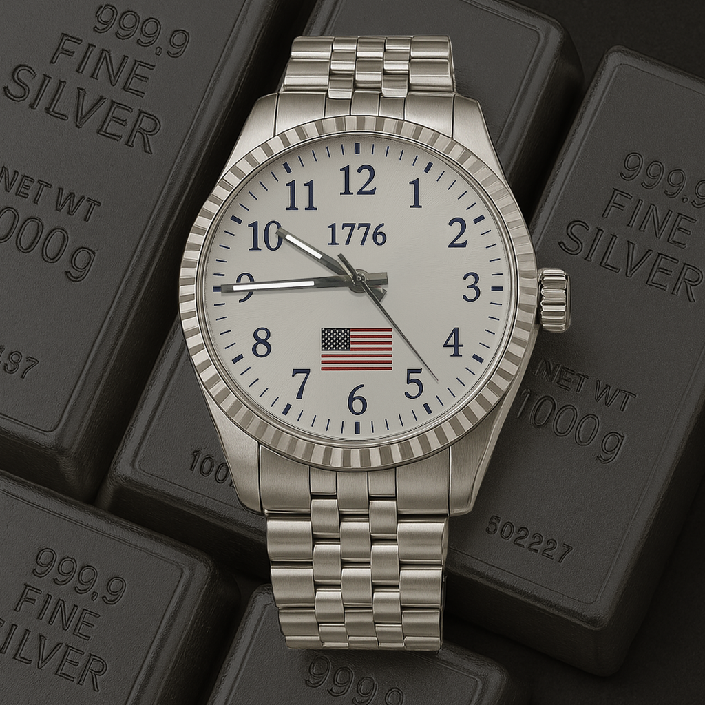 America's 250th Anniversary - Silver 1776 Heritage Watch