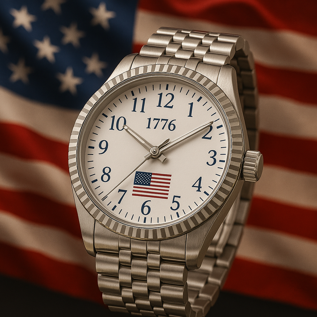 America's 250th Anniversary - Silver 1776 Heritage Watch