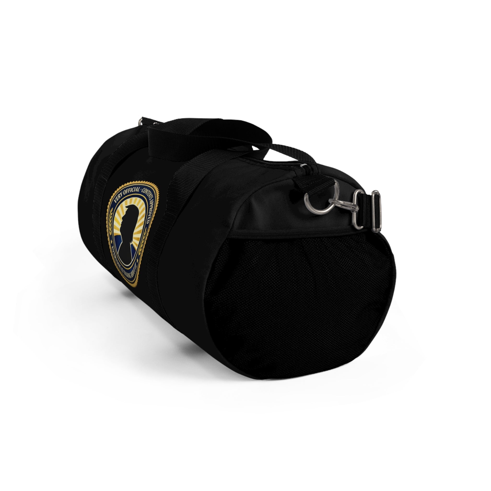 Very Official Contents Approved Duffel Bag | Political Parody Travel Bag