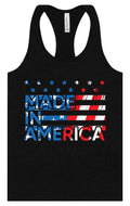 Made in America Women's Racerback Tank