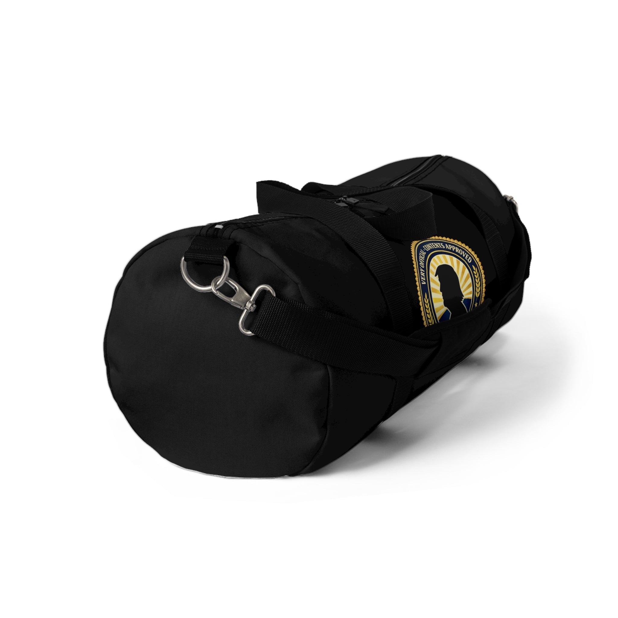 Very Official Contents Approved Duffel Bag | Political Parody Travel Bag