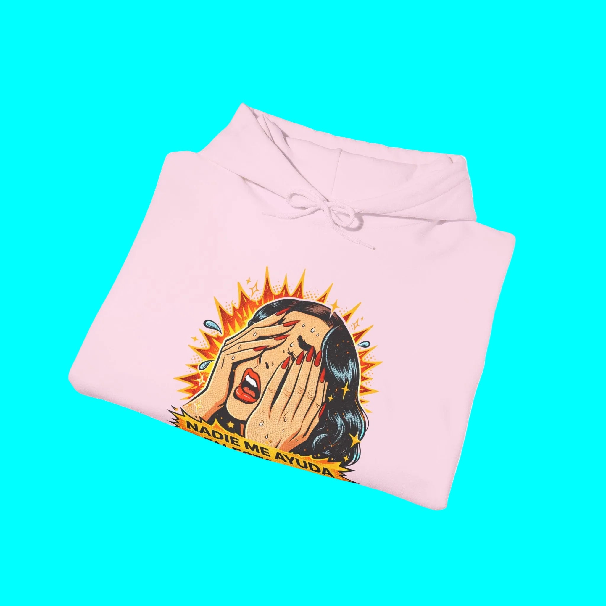 Nadie Me Ayuda En Esta Casa Telenovela Spanish Hoodie | Latina Dia de la Madre | Heavyweight Cotton