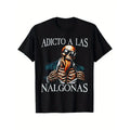 Calacas Chidas Gym T-Shirt – Mexican Slang Sarcastic Skeleton Tee, Humorous Graphic Shirt for Men