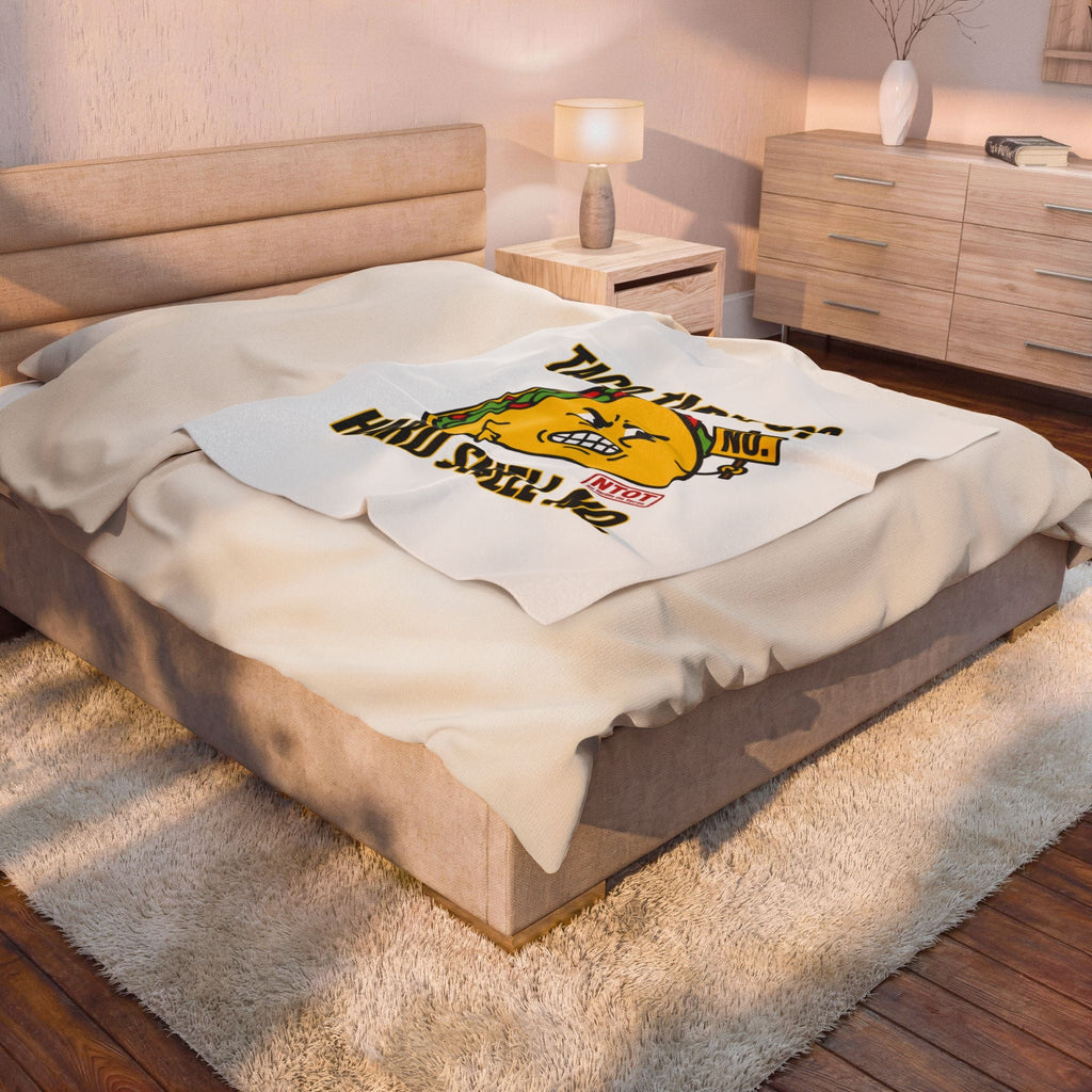 Taco Tariffs? Hard Shell No. Blanket | political taco meme, protest typography