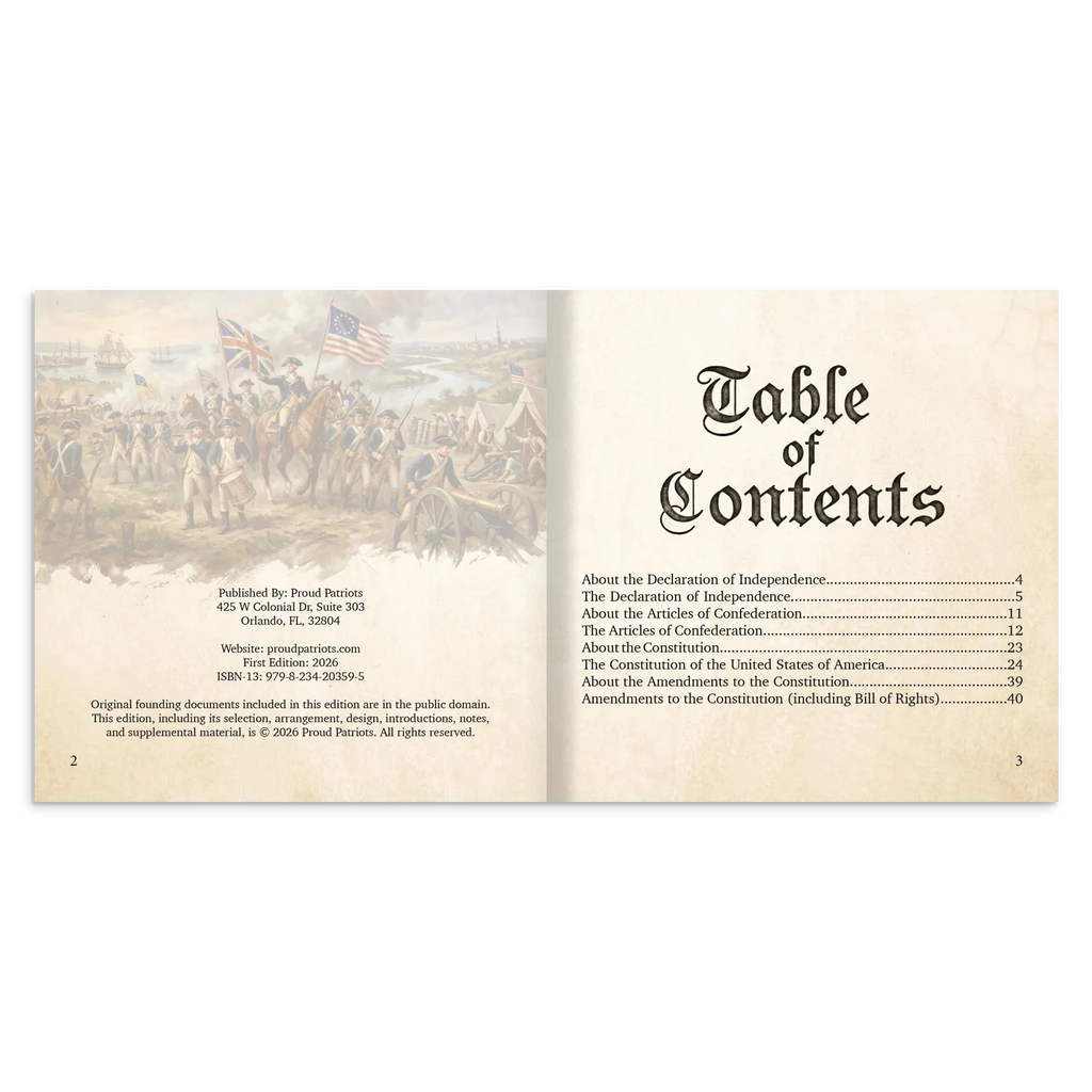 The Constitution and Founding Documents: America's 250th Anniversary Book