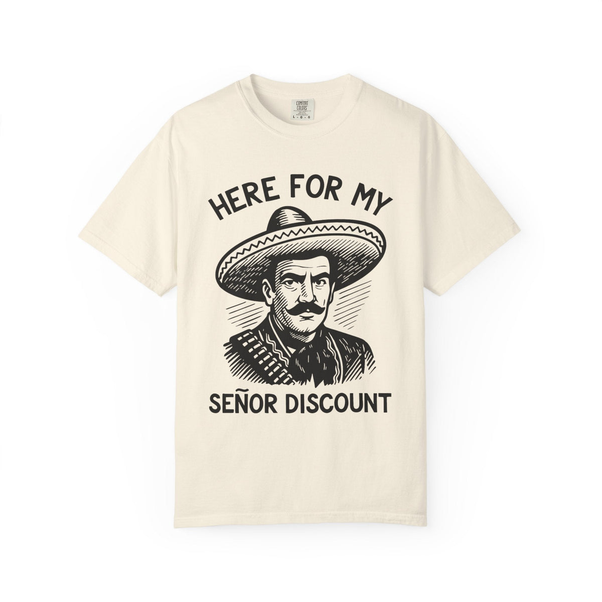 Here For My Señor Discount Mariachi Sombrero Retirement T-shirt | Funny Latino | 3 Colors