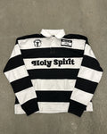 Retro Striped T-shirt With Letter Embroidery Top