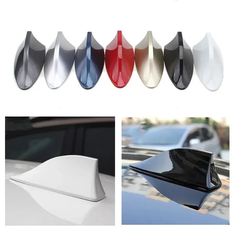 Shark Fin Car Antenna | FM/AM Signal Booster & Sporty Exterior Upgrade