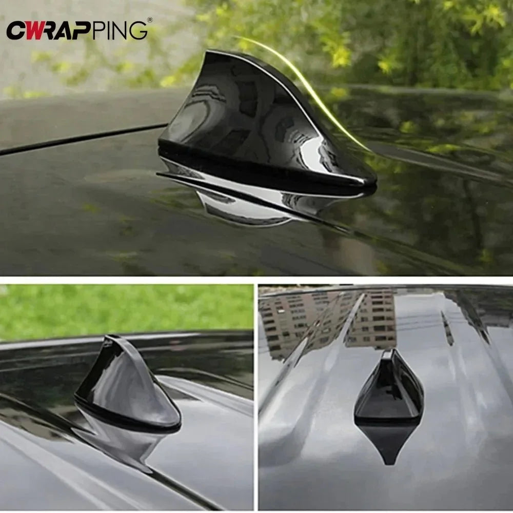 Shark Fin Car Antenna | FM/AM Signal Booster & Sporty Exterior Upgrade