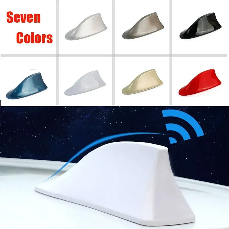Shark Fin Car Antenna | FM/AM Signal Booster & Sporty Exterior Upgrade