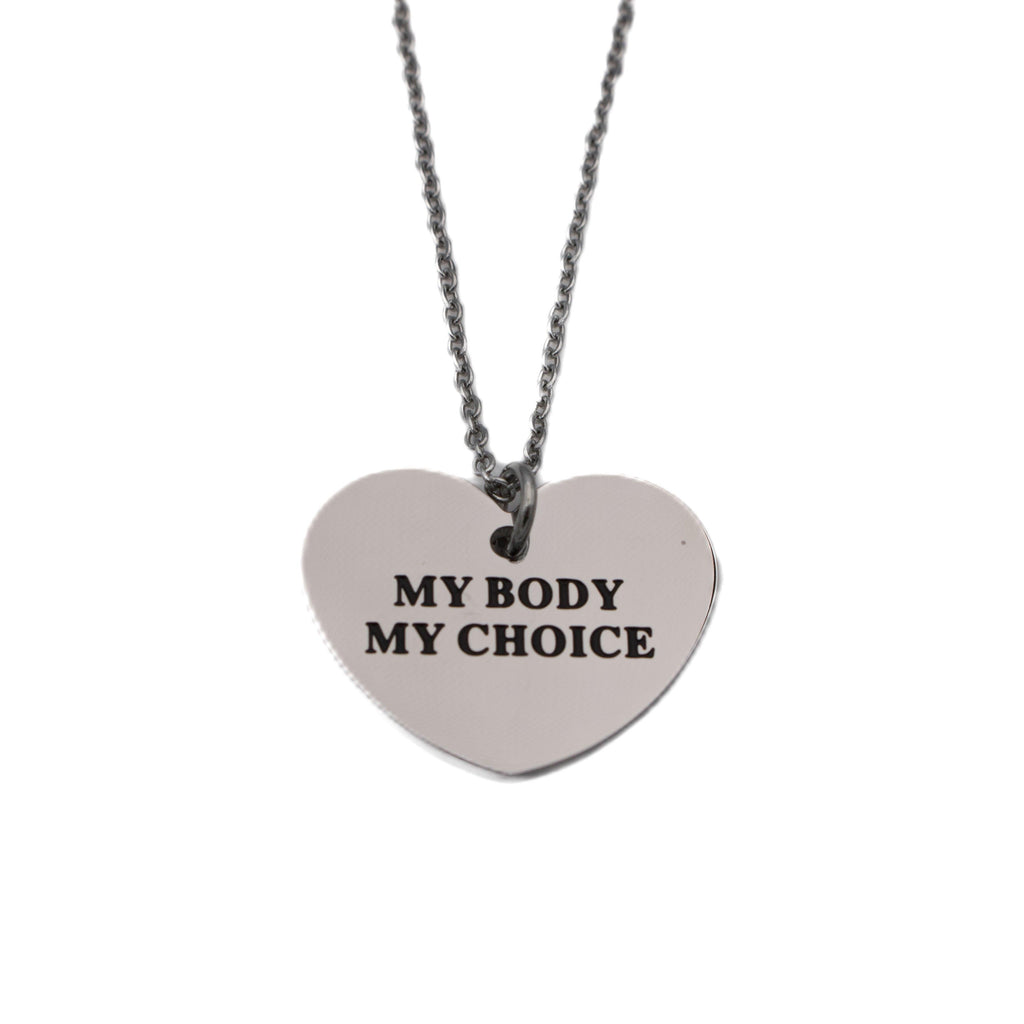 My Body My Choice Necklace - $10 from each donated to Plan C